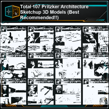 Total 107 Pritzker Architecture Sketchup 3D Models (Best Recommended!!) product thumbnail