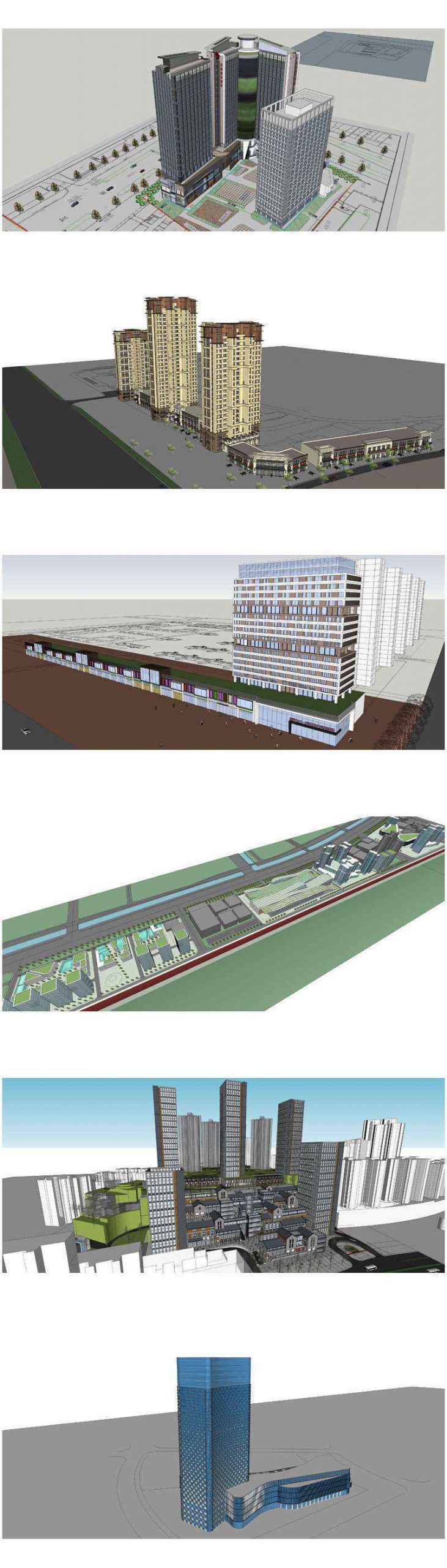 ★Total 98 Types of Commercial,Residential Building Sketchup 3D Models Collection(Best Recommanded!!) - Image 10