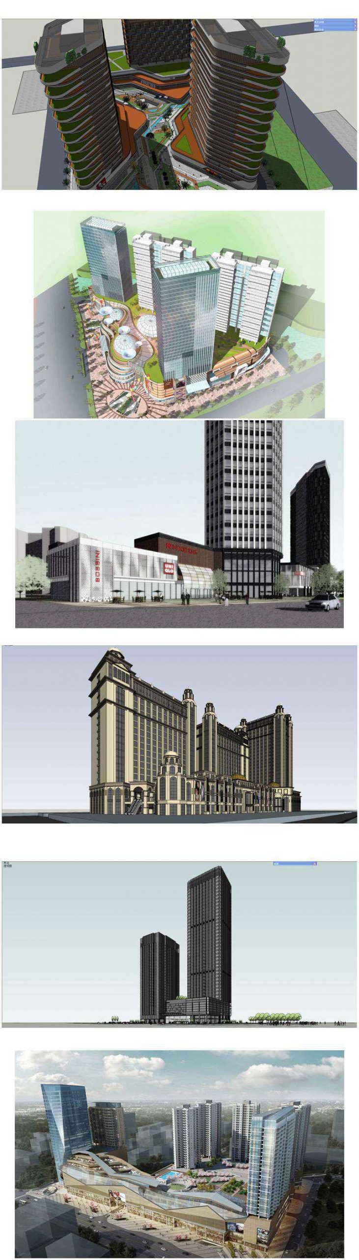 ★Best 28 Types of Residential and Business Building Sketchup 3D Models Collection(Recommanded!!) - Image 7