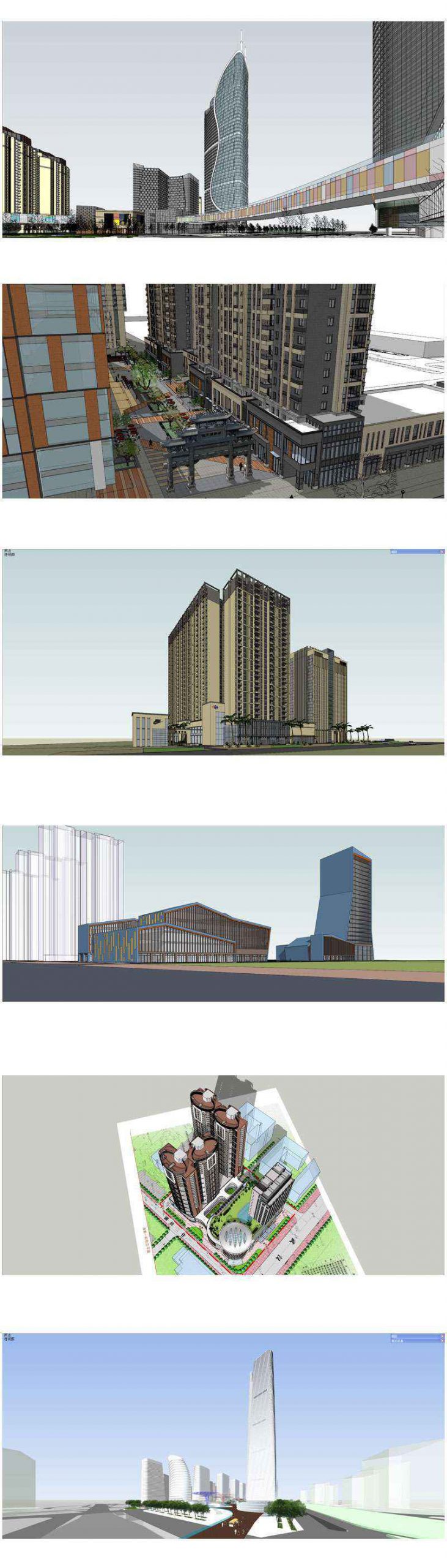 ★Best 23 Types of Commercial Building Sketchup 3D Models Collection - Image 5