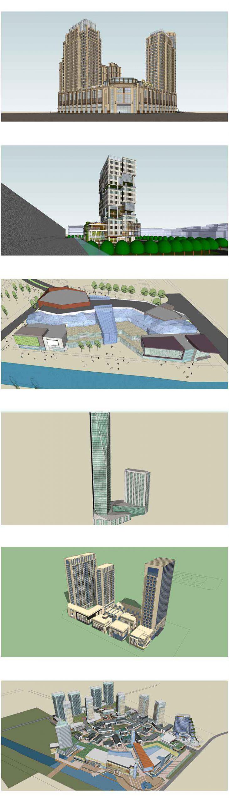 ★Total 98 Types of Commercial,Residential Building Sketchup 3D Models Collection(Best Recommanded!!) - Image 14