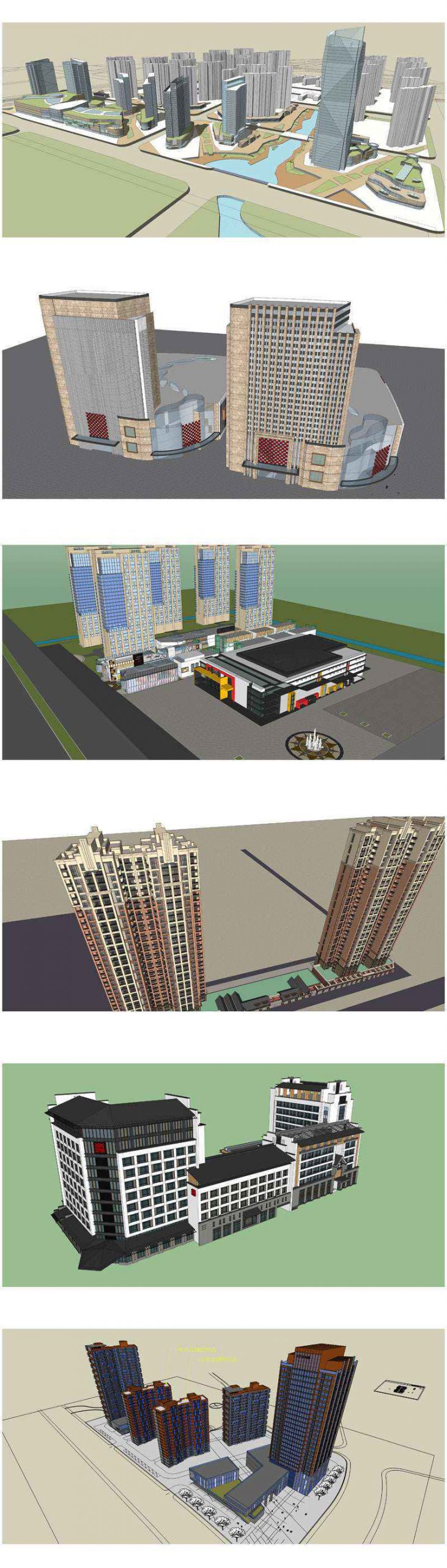 ★Total 98 Types of Commercial,Residential Building Sketchup 3D Models Collection(Best Recommanded!!) - Image 16