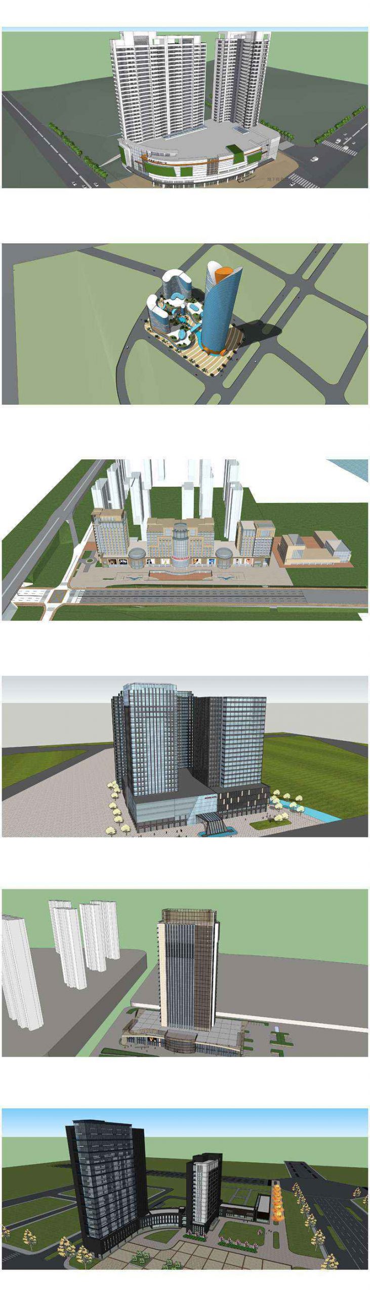 ★Total 98 Types of Commercial,Residential Building Sketchup 3D Models Collection(Best Recommanded!!) - Image 21