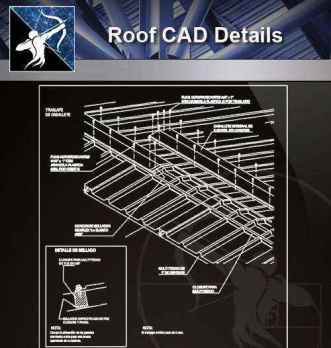 【Architecture CAD Details Collections】Roof CAD Details V.1