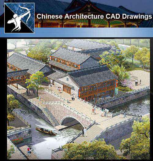 ★【Chinese Architecture CAD Drawings】@Chinese Tower Drawings,CAD Details,Elevation