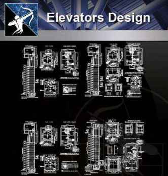 【Architecture CAD Details Collections】Elevators Design CAD Details