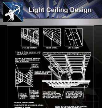 【Architecture CAD Details Collections】Light Design,Ceiling Design CAD Detail