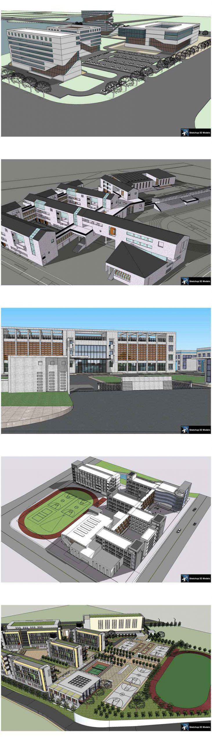 ★【Sketchup 3D Models】20 Types of School Sketchup 3D Models V.5 - Image 5