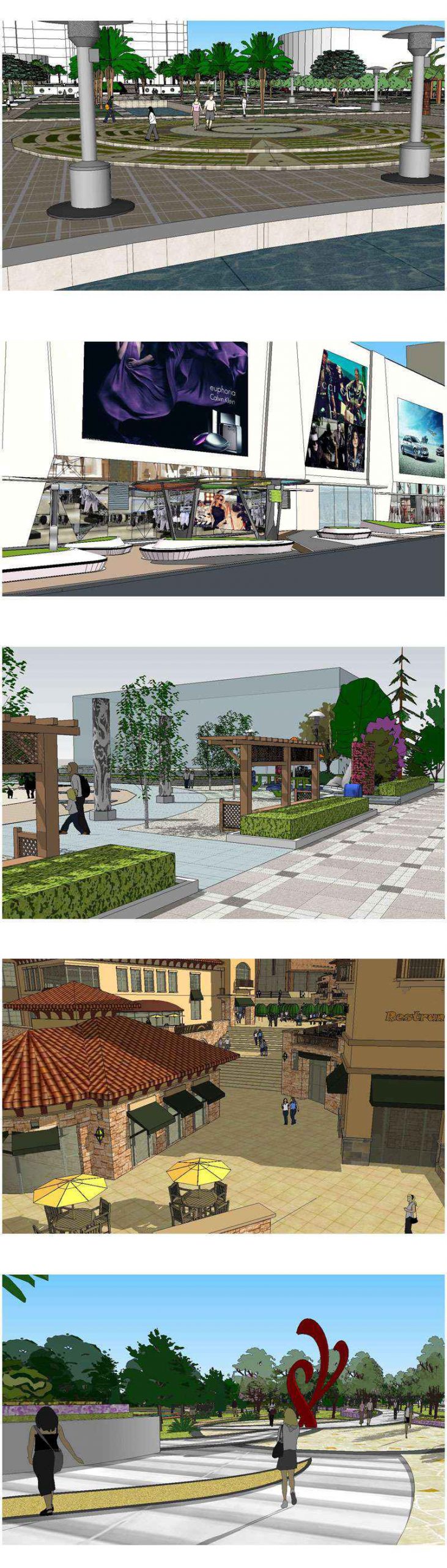 ★【Sketchup 3D Models】15 Types of Plaza Landscape Sketchup 3D Models V.3 - Image 4