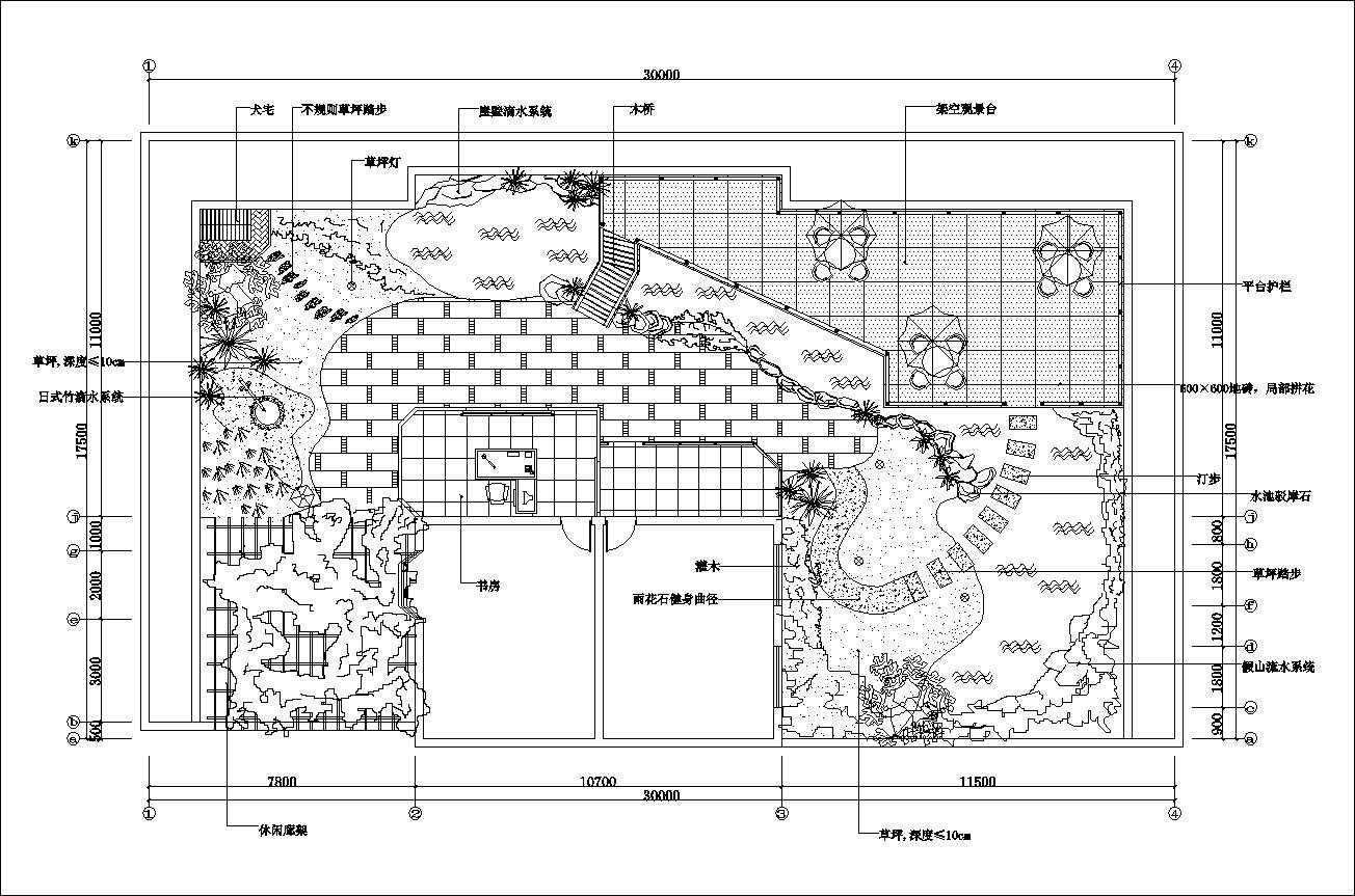 ★【Villa Landscape design,Rooftop garden,Community garden CAD Drawings Bundle V.2】All kinds of Landscape design CAD Drawings - Image 10