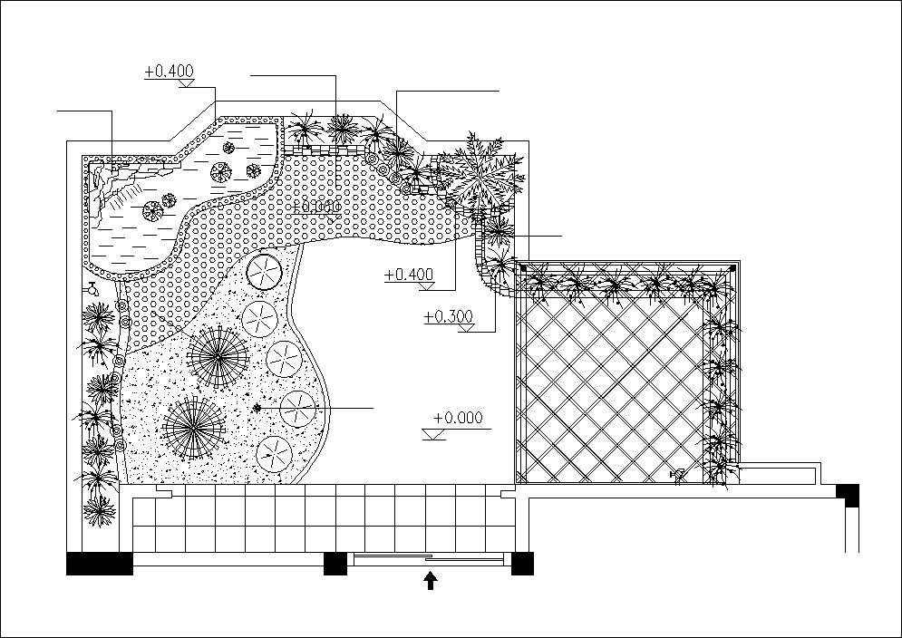 ★【Villa Landscape design,Rooftop garden,Community garden CAD Drawings Bundle V.2】All kinds of Landscape design CAD Drawings - Image 7