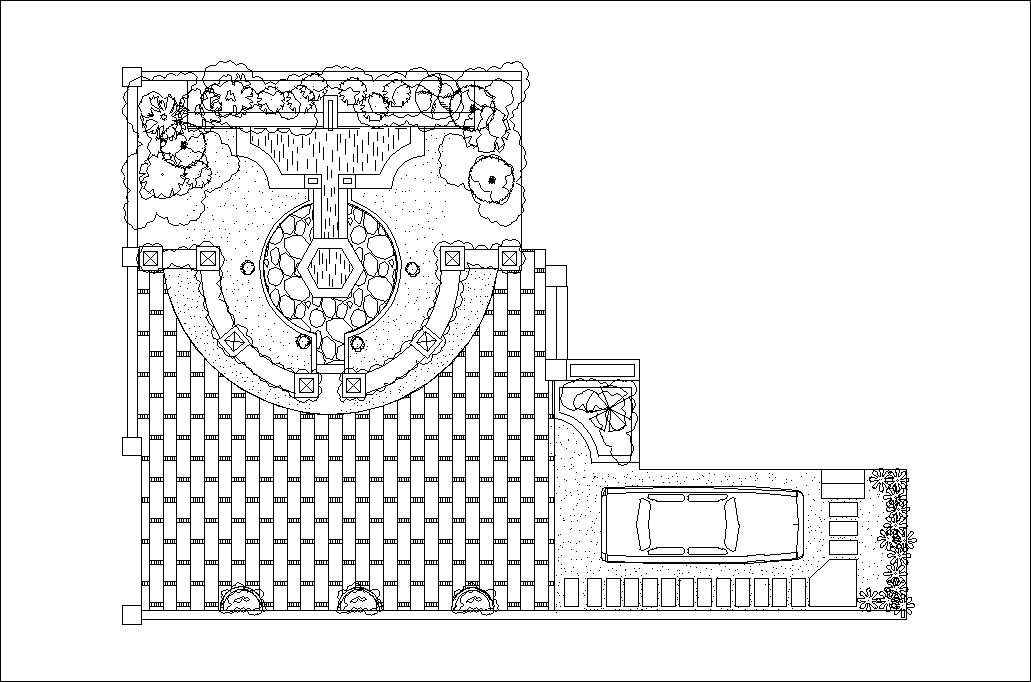★【Villa Landscape design,Rooftop garden,Community garden CAD Drawings Bundle V.2】All kinds of Landscape design CAD Drawings - Image 5