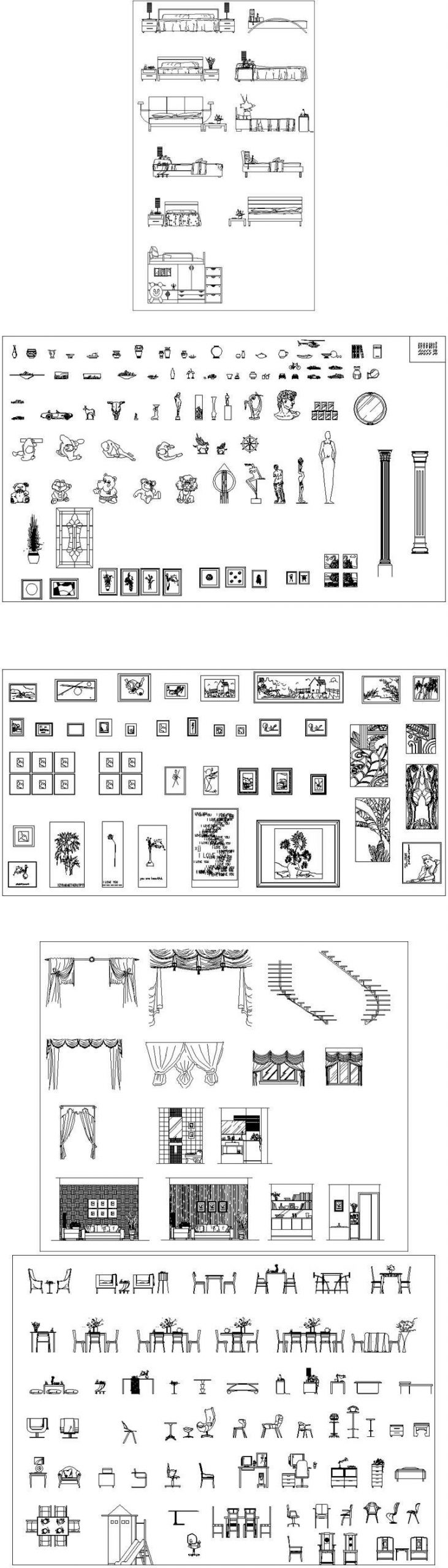 ★【Interior Design Autocad Elevation Collections V.1】All kinds of CAD Elevation Bundle - Image 3