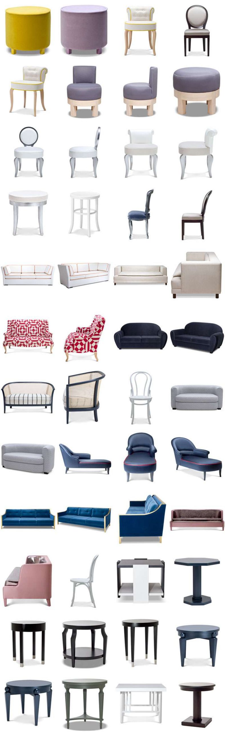 ★【 PSD Interior Design Blocks-All Sofa PSD Blocks Download V1】 - Image 6