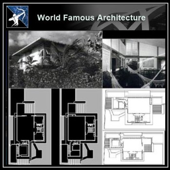💎【Famous Architecture Projects】Sotavento house CAD Drawing