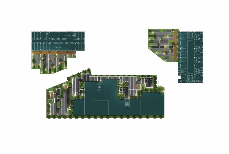 ★Photoshop PSD Files-5 Types of Roof Garden Design PSD Files (Total 1.89GB💎) - Image 6