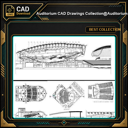 ★【Auditorium CAD Drawings Collection】@Auditorium Design,Autocad Blocks,AuditoriumDetails,Auditorium Section,Auditorium elevation design drawings