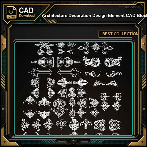 ★【Architecture Decoration Design Element CAD Blocks V.5】@Autocad Decoration Blocks,Drawings,CAD Details,Elevation
