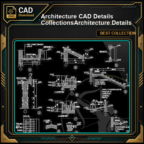 【Architecture CAD Details Collections】Architecture Details