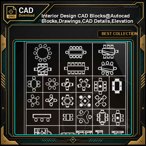 ★【Interior Design CAD Blocks】@Autocad Blocks,Drawings,CAD Details,Elevation