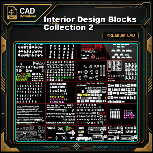 Interior Design Blocks Collection 2