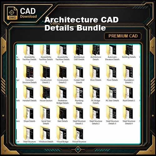 ★【Architecture CAD Details Bundle】