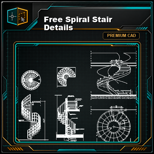 Free Spiral Stair Details