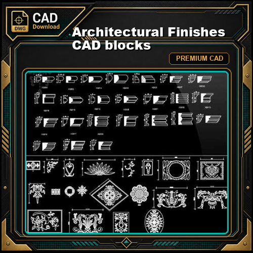 Architectural Finishes CAD blocks