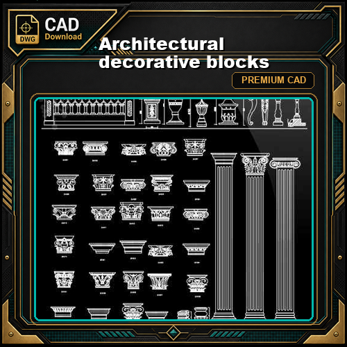 Architectural decorative blocks