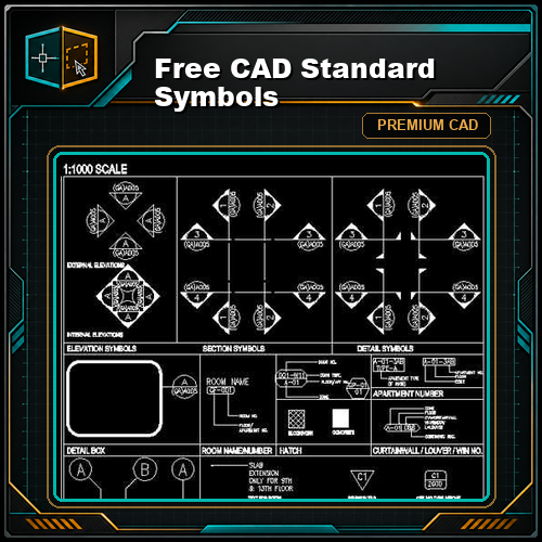 Free CAD Standard Symbols