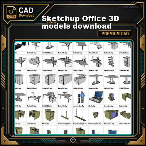 Sketchup Office 3D models download