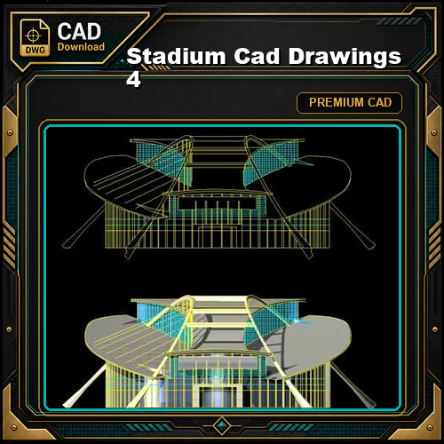 Stadium Cad Drawings 4