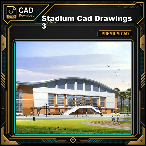 Stadium Cad Drawings 3