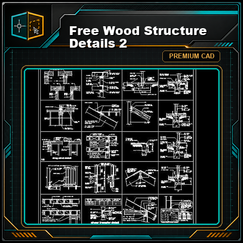 Free Wood Structure Details 2