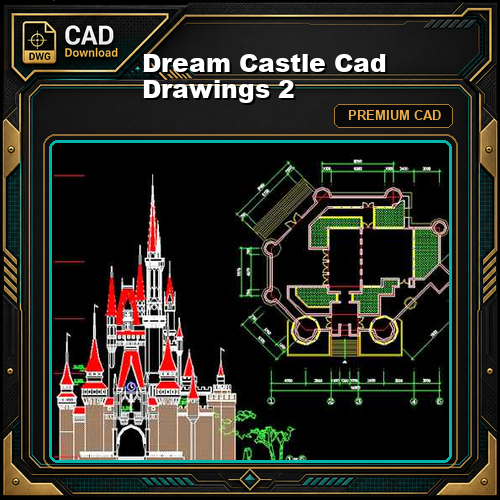 Dream Castle Cad Drawings 2