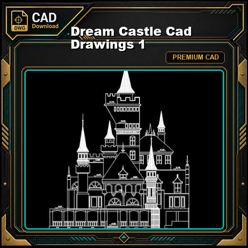 Dream Castle Cad Drawings 1