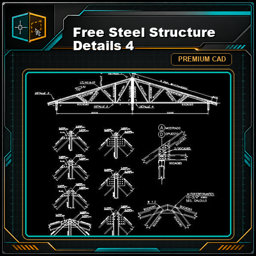 Free Steel Structure Details 4