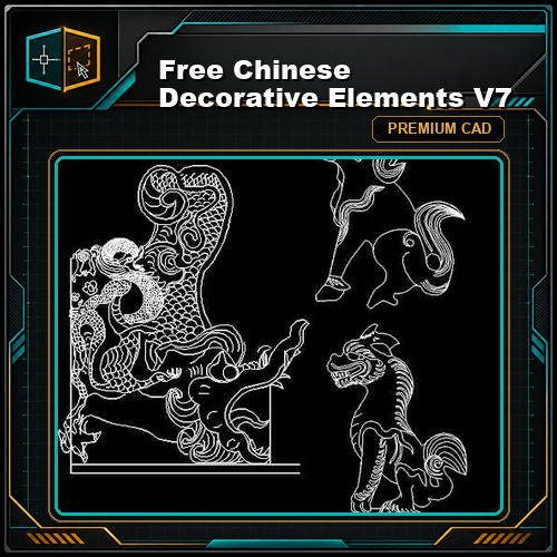 Free Chinese Decorative Elements V7