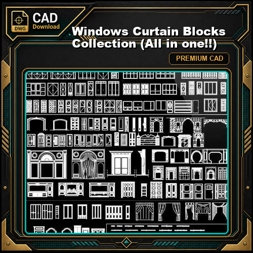 Windows Curtain Blocks Collection (All in one!!)