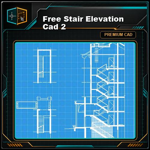 Free Stair Elevation Cad 2