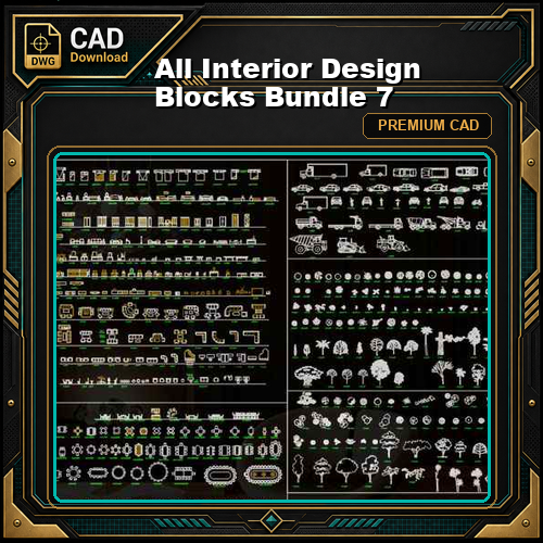 All Interior Design Blocks Bundle 7