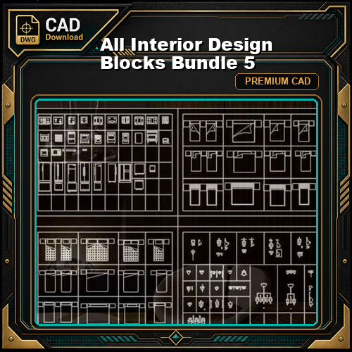 All Interior Design Blocks Bundle 5