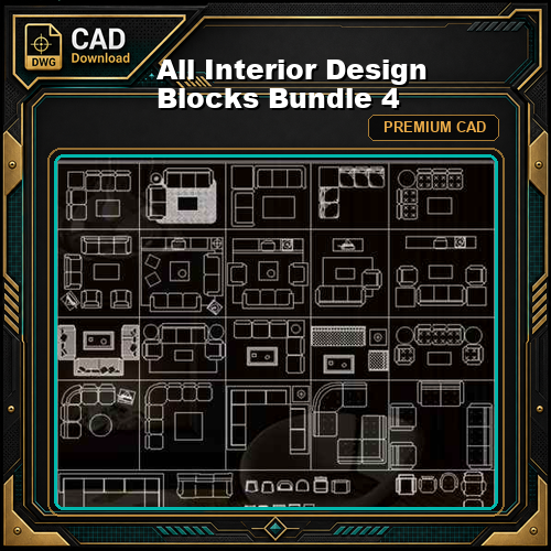All Interior Design Blocks Bundle 4