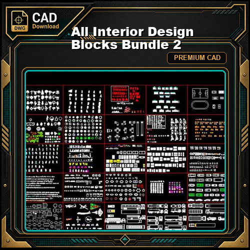 All Interior Design Blocks Bundle 2