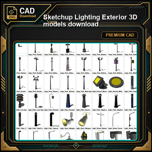 Sketchup Lighting Exterior 3D models download