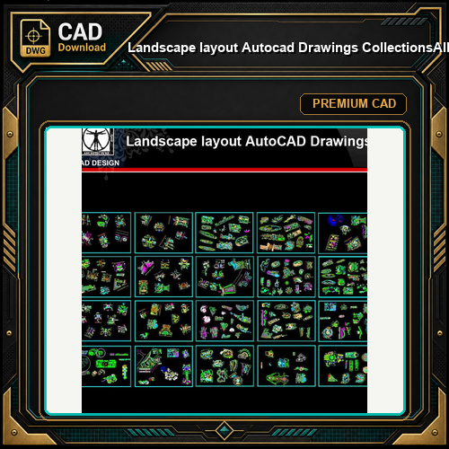 ★【Landscape layout Autocad Drawings Collections】All kinds of Landscape CAD Drawings