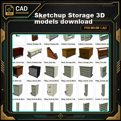 Sketchup Storage 3D models download