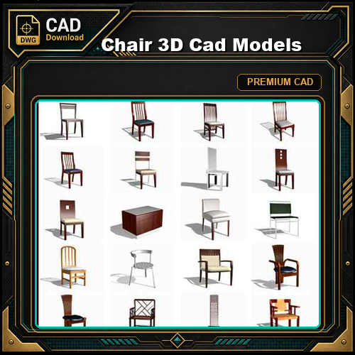 Chair 3D Cad Models