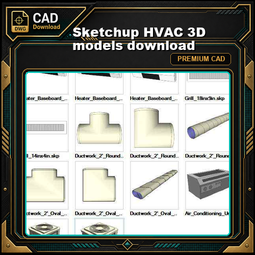 Sketchup HVAC 3D models download