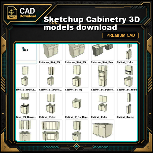 Sketchup Cabinetry 3D models download